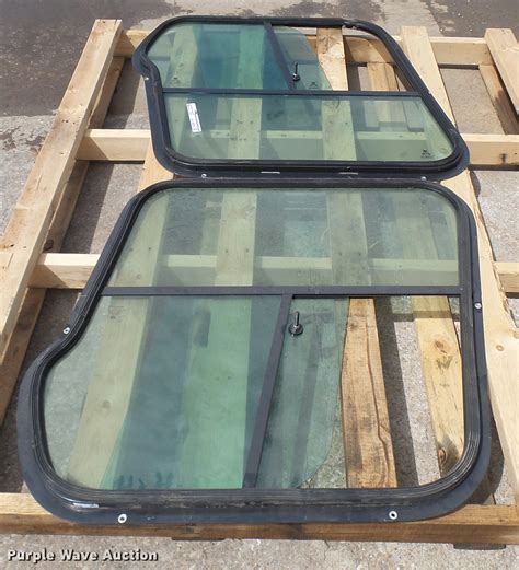 basic two track sliding plexiglass window for skid steer|Glass Side Window Kit with Sliding Windows for Bobcat®.